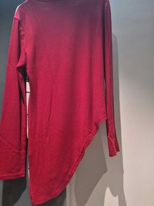 Unique Graphic Print Long Sleeve Top