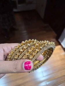 🎉Today only🎉Gold Tone Embellished kadhas