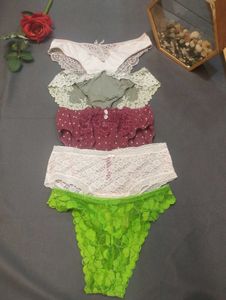 Lace &amp; Polka Dot Panties (Set of 5)💥