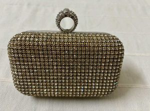 Sparkling Rhinestone Clutch Bag