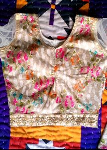Floral Print Lehenga Choli Set