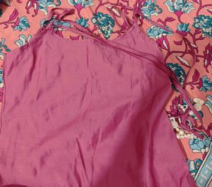 Pink Embellished Kurta set