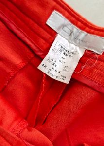 Red trousers