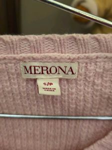 Pale Pink Knit Sweater