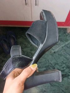 Black high heels