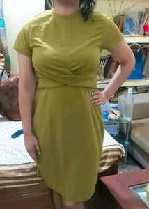 Olive Green Dress New With Tag, Partywear Dress