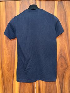 Duke Men's Navy Blue Graphic Body Fitted T-Shirt |