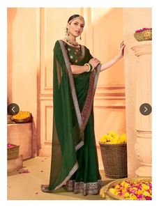 Mitera Green Saree
