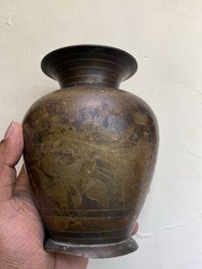 Antique Brass Vase