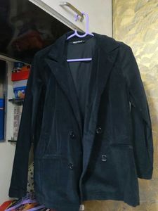Black Double Breasted Blazer