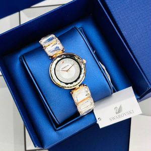 Swarovski Pink Crystal Watch