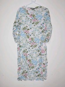 Floral Print Kurta