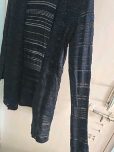 Chic Black Knit Cardigan