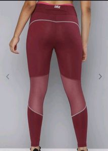 Hrx By Hrithik Roshan Womens Plum Rapid Dry Tights