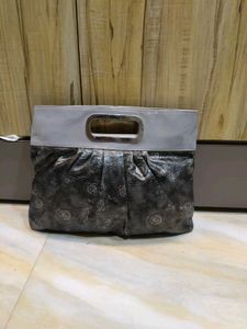 Chic Metallic Clutch Bag