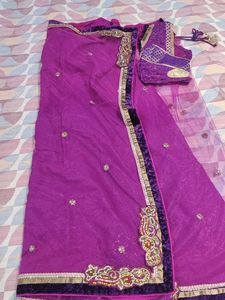 Stunning Purple Lehenga Choli