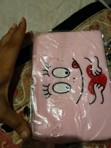 cute baby pink pauch