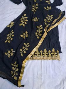 Elegant Black Kurti Set ✨