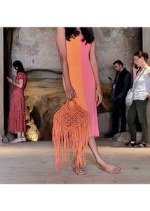 Colorblock Maxi Dress