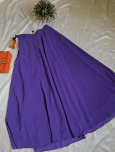 Vibrant Purple Maxi Skirt