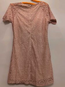 Peachy Lovely Lace Dress From -Zink London
