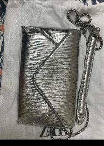 Zara Silver Sling Bag