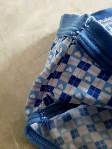 Comfy Blue Diamond Print Panties