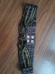Light Orange Shade Beaded Belt