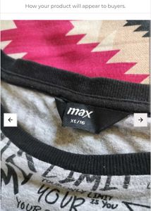 Max fashion Grey Graphic Print T-Shirt Top