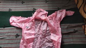 Rain coat for girls.