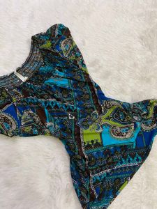 Bohemian Paisley Print Blouse