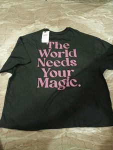 SHEIN Black Oversized T-Shirt