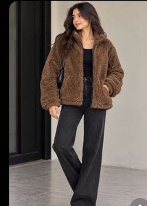 Cozy Brown Fleece Jacket