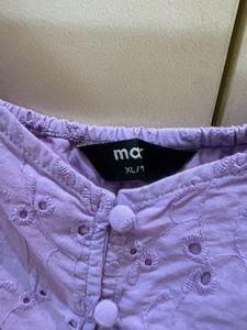 ✨ Mauve Eyelet Embroidered Top | Size XL ✨
