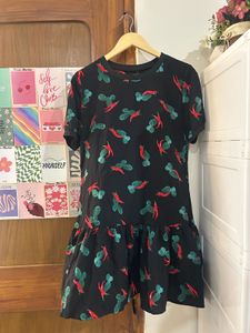 Cute Black Chili Pepper Dress