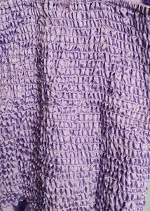 Lilac Ruched Chain Strap Tank