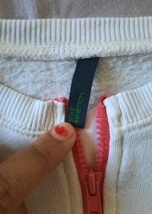 ONLY 200 Benetton Sweatshirt For Girls
