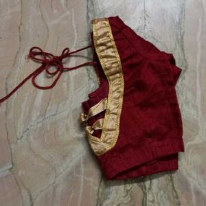 Designer Maroon Blouse