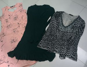 Combo Of 3 Women Dresses
