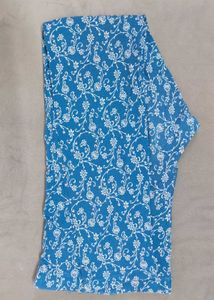 Fig Blue Floral Print Leggings