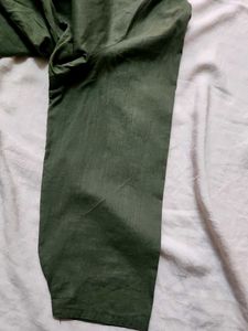 Green Embroidered Kurta