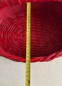 Red Woven Basket