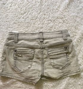 Y2K Grey Denim Shorts
