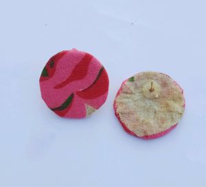 handmade fabric earrings