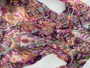 Bohemian Floral Print Maxi Dress