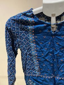 Blue Printed Kurti
