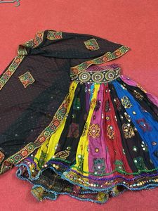 Bohemian Patchwork Embroidered Skirt