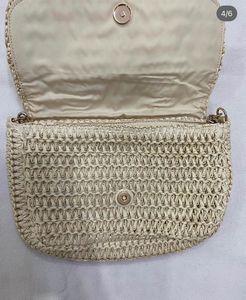 Woven Straw Shoulder Bag