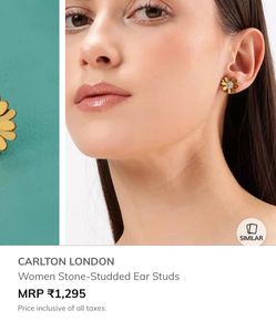 Carlton London Flower Earrings ‼️Offer price drop
