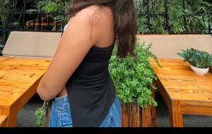 black &amp; white tube top